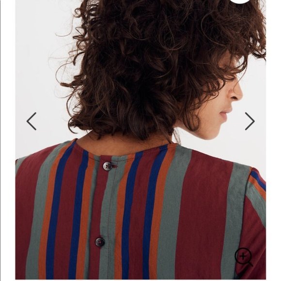 Madewell Button Back Tie Tee, XXS - Picture 3 of 7